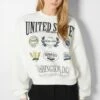 BERSHKA EMBROIDERED - Sweatshirt - Off White 2 BERSHKA EMBROIDERED - Sweatshirt - Off White -Bershka Verkaufsgeschäft 4769822bc5af4cb999e62aef57568fef