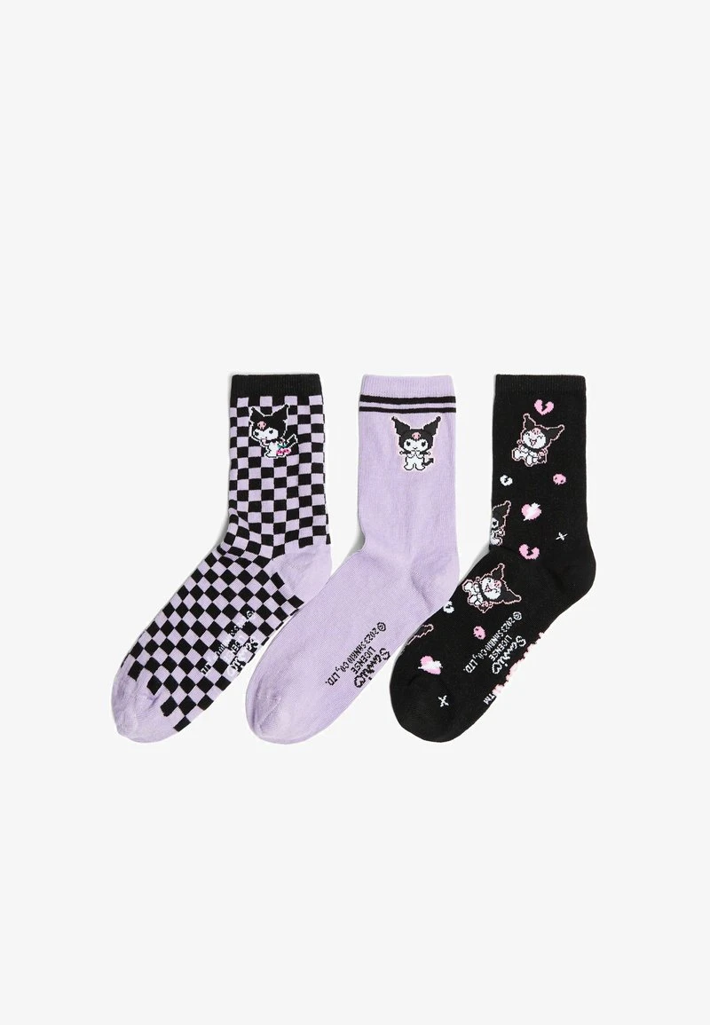 BERSHKA KUROMI PACK - Socken - Black 4 BERSHKA KUROMI PACK - Socken - Black – Bild 3