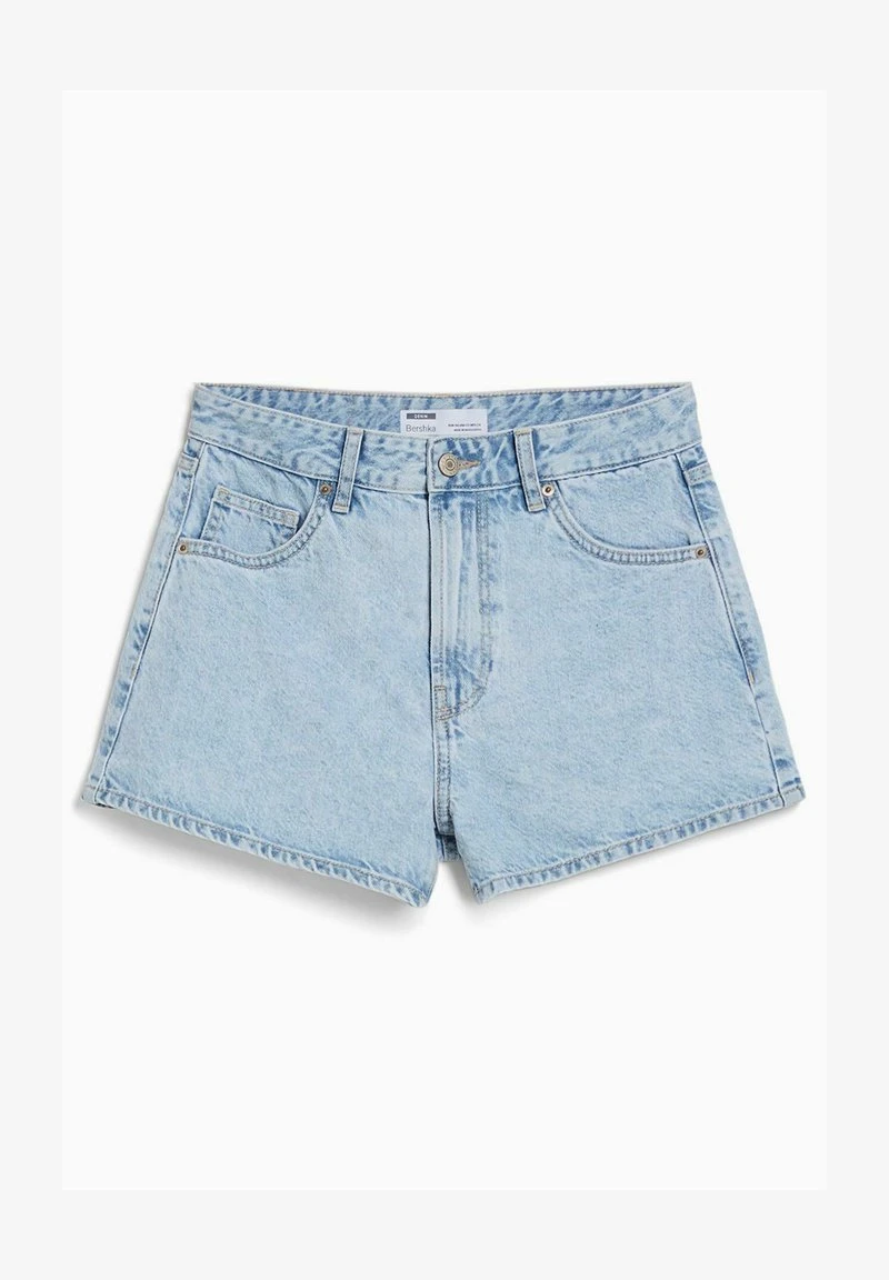 BERSHKA MOM FIT - Jeans Shorts - Light Blue 7 BERSHKA MOM FIT - Jeans Shorts - Light Blue – Bild 5