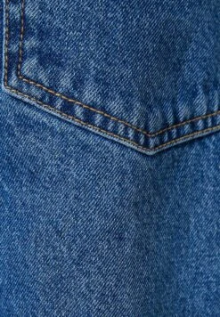 BERSHKA VINTAGE - Jeans Straight Leg - Dark Blue -Bershka Verkaufsgeschäft 49b7ef2d45fc46e28b819f227e26f9dd