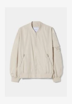 BERSHKA LIGHTWEIGHT - Bomberjacke - White 12 BERSHKA LIGHTWEIGHT - Bomberjacke - White -Bershka Verkaufsgeschäft 49ed70b2d823491ba44a19651b835d0c