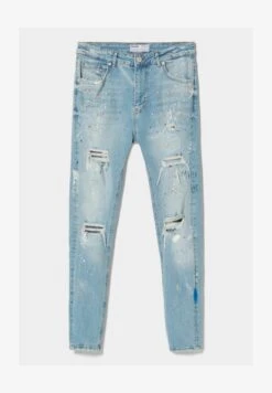 BERSHKA RIPPED - Jeans Skinny Fit - Lightblue Denim 12 BERSHKA RIPPED - Jeans Skinny Fit - Lightblue Denim -Bershka Verkaufsgeschäft 4acd423137ab4c13af2059a6319c62f6
