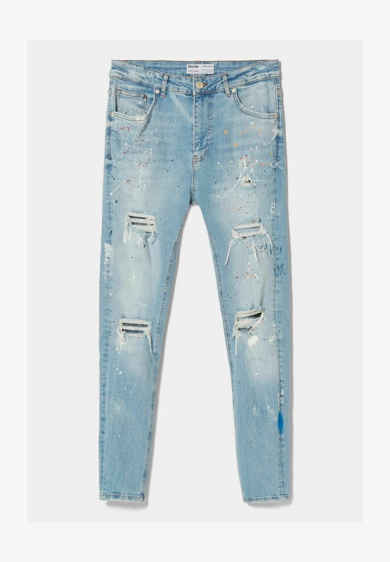 BERSHKA RIPPED - Jeans Skinny Fit - Lightblue Denim 7 BERSHKA RIPPED - Jeans Skinny Fit - Lightblue Denim – Bild 5