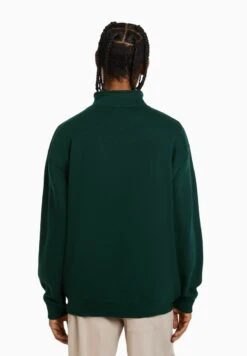 BERSHKA HIGH NECK ZIP-UP - Sweatshirt - Dark Green 10 BERSHKA HIGH NECK ZIP-UP - Sweatshirt - Dark Green -Bershka Verkaufsgeschäft 4ad46d4dcd3a46ba99e7975da700db9b