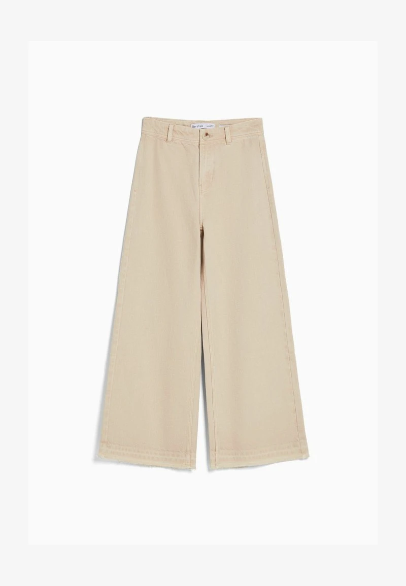BERSHKA CULOTTES - Flared Jeans - Sand 6 BERSHKA CULOTTES - Flared Jeans - Sand – Bild 4