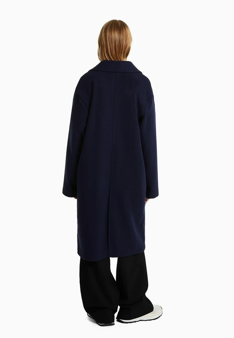 BERSHKA DROP SHOULDER - Klassischer Mantel - Royal Blue 4 BERSHKA DROP SHOULDER - Klassischer Mantel - Royal Blue – Bild 2