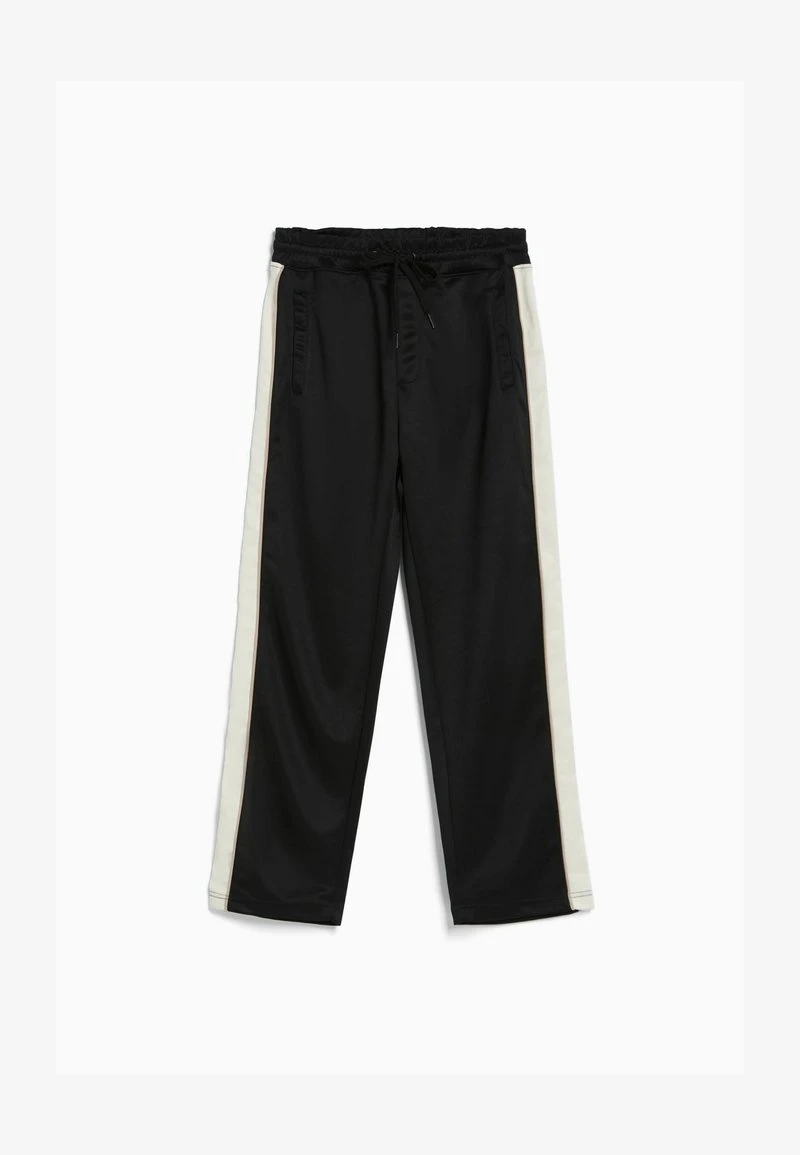 BERSHKA WIDE-LEG WITH INTERLOCK SIDE STRIPES - Jogginghose - Black 6 BERSHKA WIDE-LEG WITH INTERLOCK SIDE STRIPES - Jogginghose - Black – Bild 4