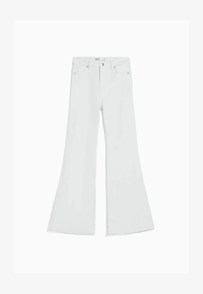 BERSHKA Flared Jeans - White 7 BERSHKA Flared Jeans - White – Bild 5
