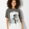 BERSHKA TUPAC - T-Shirt Print - Dark Grey 1 BERSHKA TUPAC - T-Shirt Print - Dark Grey -Bershka Verkaufsgeschäft 4f11b13ae641465e8771115f2834d061