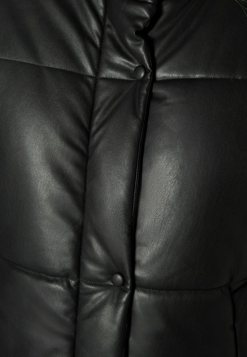 BERSHKA LONG - Wintermantel - Black 7 BERSHKA LONG - Wintermantel - Black – Bild 5