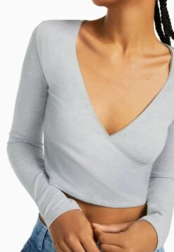 BERSHKA CROSSOVER - Langarmshirt - Mottled Grey 11 BERSHKA CROSSOVER - Langarmshirt - Mottled Grey -Bershka Verkaufsgeschäft 5132f5a3b5e54a7881c33153613544e2