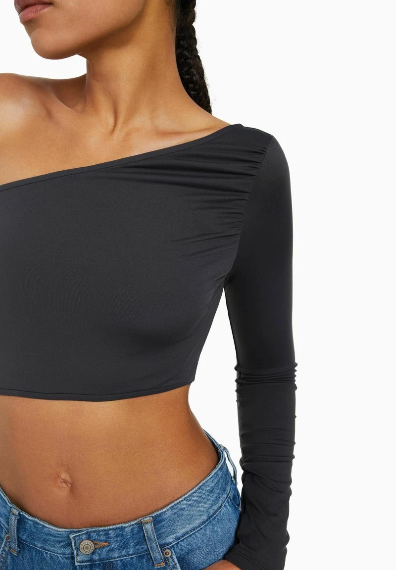 BERSHKA ASYMMETRIC - Langarmshirt - Dark Grey 6 BERSHKA ASYMMETRIC - Langarmshirt - Dark Grey – Bild 4