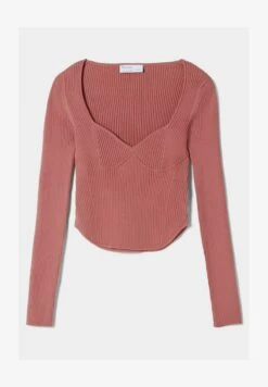 BERSHKA CORSET - Langarmshirt - Pink -Bershka Verkaufsgeschäft 51c4cc5bd9cb4a51b89e7e441df1ef8f