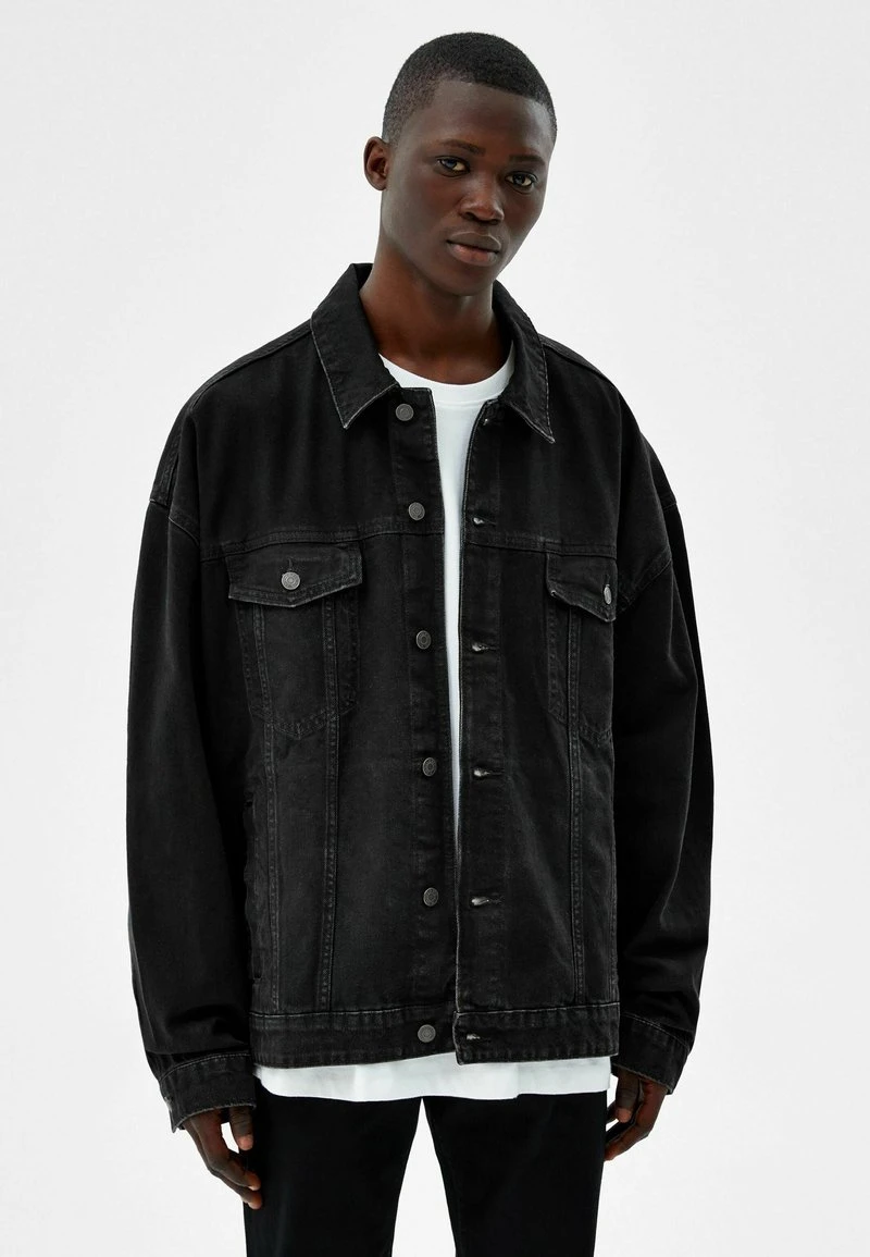 BERSHKA Jeansjacke - Black 3 BERSHKA Jeansjacke - Black