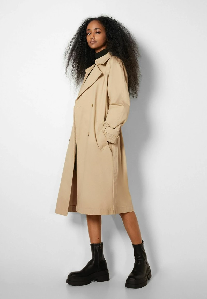 BERSHKA Trenchcoat - Camel 4 BERSHKA Trenchcoat - Camel – Bild 2