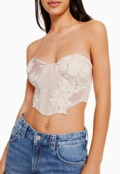 BERSHKA FLORAL PRINT - CORSET - Top - Pink 12 BERSHKA FLORAL PRINT - CORSET - Top - Pink -Bershka Verkaufsgeschäft 55467417c5374e75807cb42c747f01e6