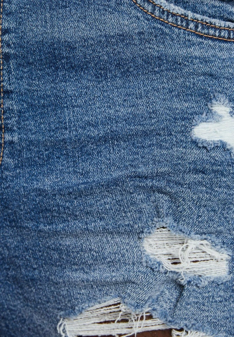 BERSHKA RIPPED - BERMUDA - Jeans Shorts - Dark Blue 8 BERSHKA RIPPED - BERMUDA - Jeans Shorts - Dark Blue – Bild 6