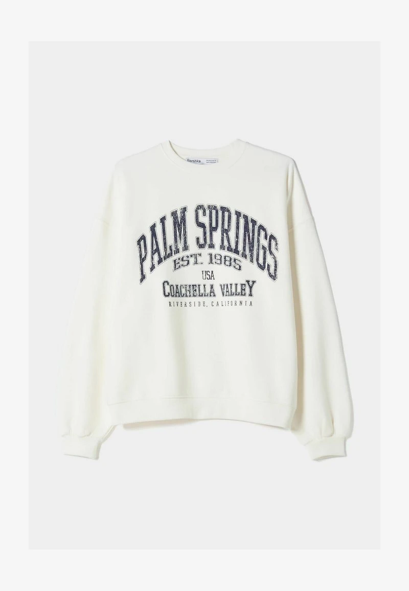 BERSHKA PRINTED - Sweatshirt - Off-white 7 BERSHKA PRINTED - Sweatshirt - Off-white – Bild 5