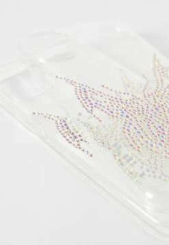 BERSHKA RHINESTONE - Handytasche - Silver Coloured -Bershka Verkaufsgeschäft 56266e8414e341819222a7bced8d5603