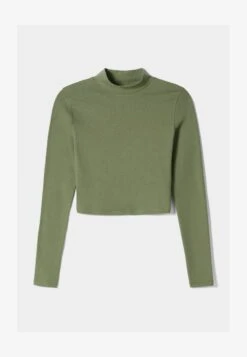 BERSHKA HIGH NECK - Langarmshirt - Khaki 12 BERSHKA HIGH NECK - Langarmshirt - Khaki -Bershka Verkaufsgeschäft 56adfb32f0d141a8ae108496c6ef3114