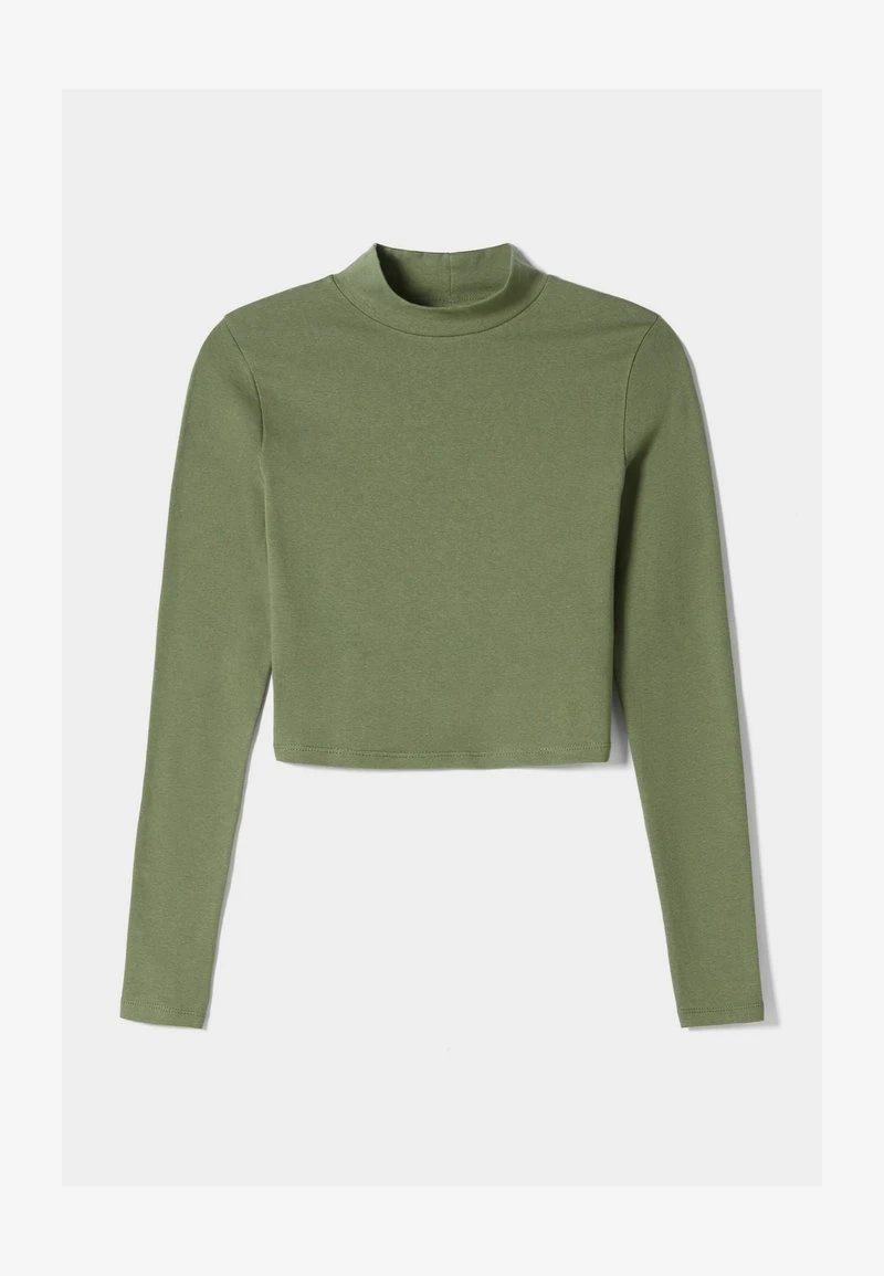 BERSHKA HIGH NECK - Langarmshirt - Khaki 7 BERSHKA HIGH NECK - Langarmshirt - Khaki – Bild 5