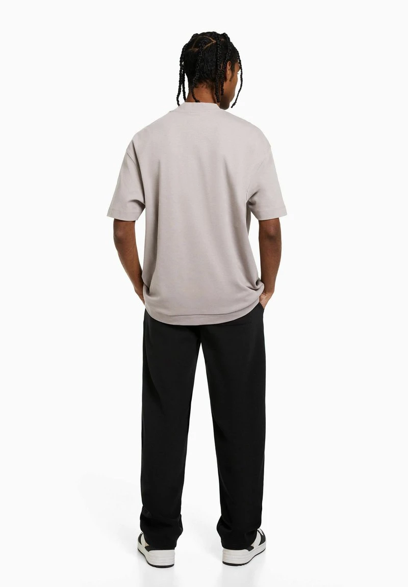 BERSHKA WIDE LEG - Jogginghose - Black 4 BERSHKA WIDE LEG - Jogginghose - Black – Bild 2