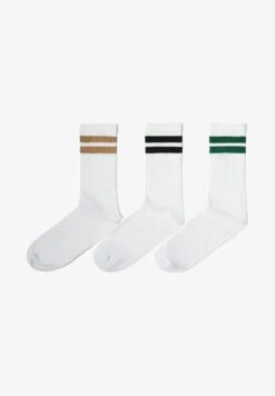 BERSHKA 3PACK - Socken - White