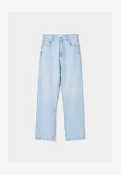 BERSHKA Jeans Straight Leg - Light Blue -Bershka Verkaufsgeschäft 5b372be518624e2b98694a1d65a4283d