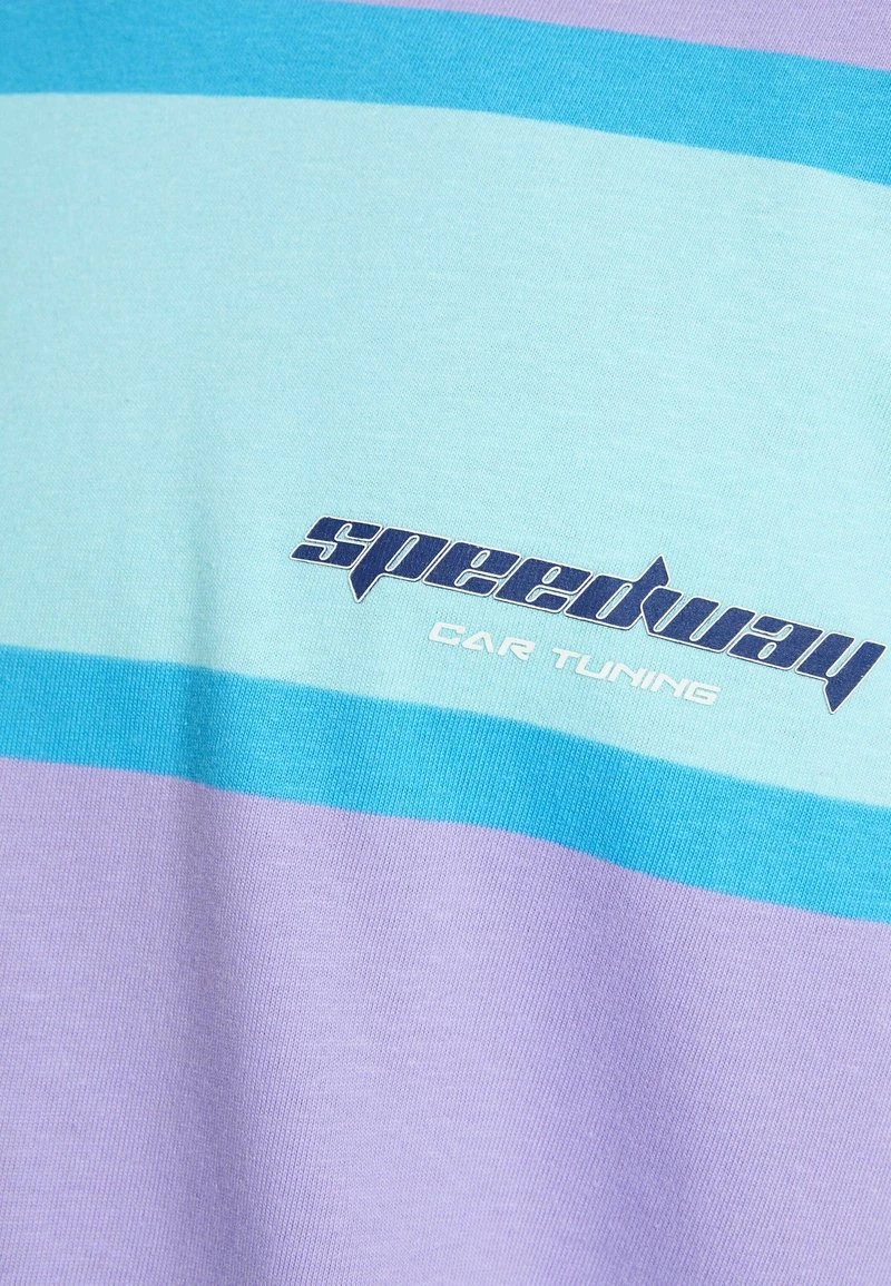 BERSHKA ‘90S STRIPED SHORT SLEEVE - T-Shirt Print - Mauve 8 BERSHKA ‘90S STRIPED SHORT SLEEVE - T-Shirt Print - Mauve – Bild 6