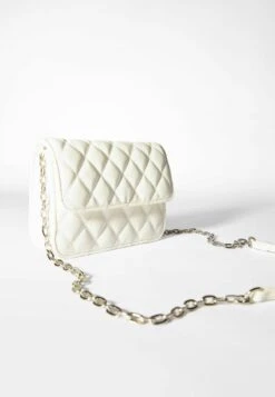 BERSHKA WITH CHAIN HANDLE - Umhängetasche - Offwhite -Bershka Verkaufsgeschäft 5c2f396cf96c47a48c5496f1d07261ba