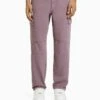 BERSHKA Jeans Relaxed Fit - Mauve