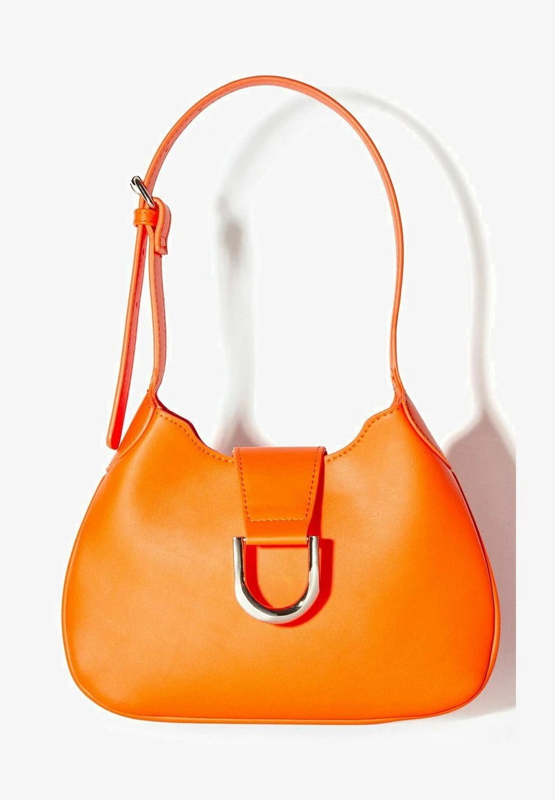 BERSHKA EFFECT BUCKLE - Handtasche - Orange 5 BERSHKA EFFECT BUCKLE - Handtasche - Orange – Bild 3