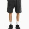 BERSHKA FADED-EFFECT PLUSH - BERMUDA - Shorts - Black 1 BERSHKA FADED-EFFECT PLUSH - BERMUDA - Shorts - Black -Bershka Verkaufsgeschäft 5fd0af3b2b6243b8a18beefadcd501f3