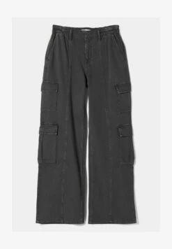 BERSHKA MULTIPOCKET CARGO JEANS - Flared Jeans - Mottled Dark Grey 11 BERSHKA MULTIPOCKET CARGO JEANS - Flared Jeans - Mottled Dark Grey -Bershka Verkaufsgeschäft 600c8349bc044fc5a30643a3eb72e838