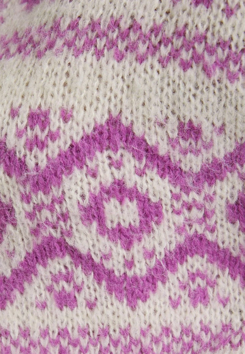 BERSHKA HIGH NECK JACQUARD - Strickpullover - Light Pink 8 BERSHKA HIGH NECK JACQUARD - Strickpullover - Light Pink – Bild 6