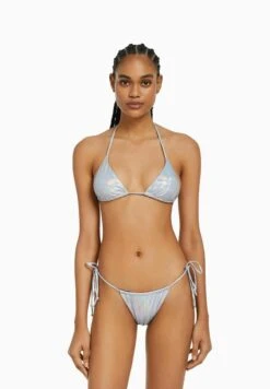 BERSHKA Bikini-Hose - Grey
