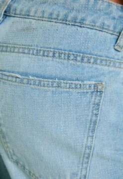 BERSHKA WITH RHINESTONE DETAILS - Jeans Straight Leg - Light Blue Denim -Bershka Verkaufsgeschäft 62920205681e4227a7b93e3e459b2d9c