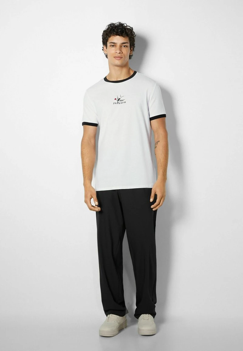 BERSHKA REGULAR FIT SHORT SLEEVE PRINT - T-Shirt Print - Pink 4 BERSHKA REGULAR FIT SHORT SLEEVE PRINT - T-Shirt Print - Pink – Bild 2