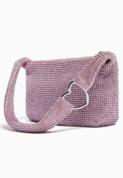 BERSHKA RHINESTONE - Handtasche - Pink -Bershka Verkaufsgeschäft 63050fec0cd247fe8fbcf6c7db21834d