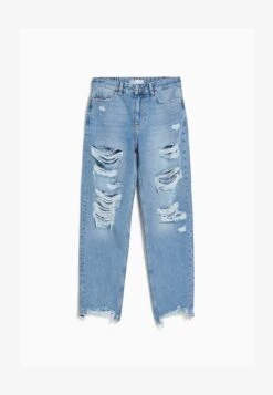 BERSHKA Jeans Relaxed Fit - Lightblue Denim 12 BERSHKA Jeans Relaxed Fit - Lightblue Denim -Bershka Verkaufsgeschäft 63a40526684d42348cd149799fe32c2a