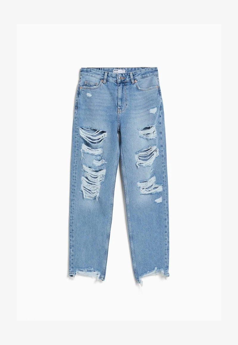 BERSHKA Jeans Relaxed Fit - Lightblue Denim 7 BERSHKA Jeans Relaxed Fit - Lightblue Denim – Bild 5