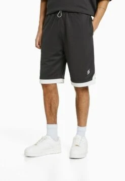 BERSHKA Shorts - Grey