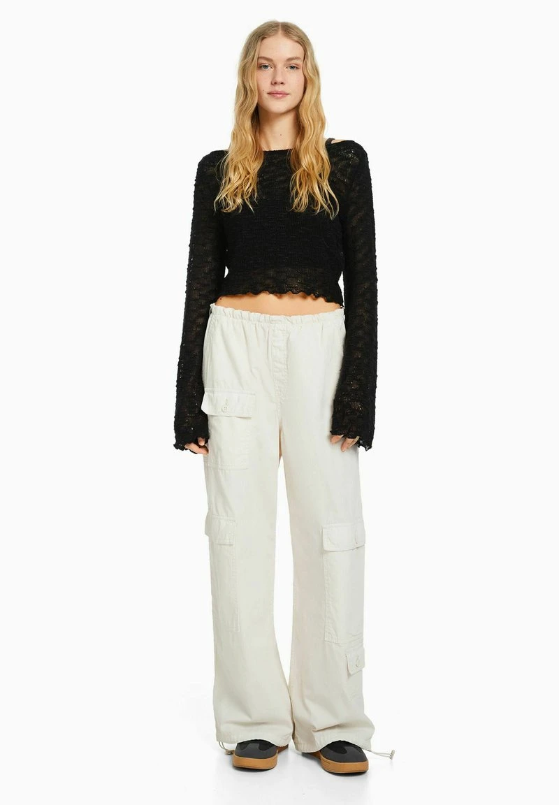 BERSHKA OPEN - Strickpullover - Black 4 BERSHKA OPEN - Strickpullover - Black – Bild 2