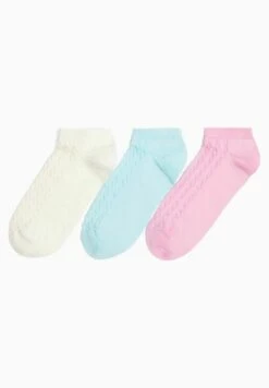 BERSHKA TEXTURED 3 PACK - Socken - Blue -Bershka Verkaufsgeschäft 679c8e659aa84d9cb0100c4b965a9597
