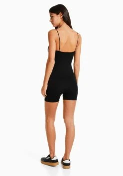 BERSHKA SEAMLESS WITH CUT NECKLINE CYCLING - Jumpsuit - Black 10 BERSHKA SEAMLESS WITH CUT NECKLINE CYCLING - Jumpsuit - Black -Bershka Verkaufsgeschäft 67e10e735d624963aa44bfff93cb3326
