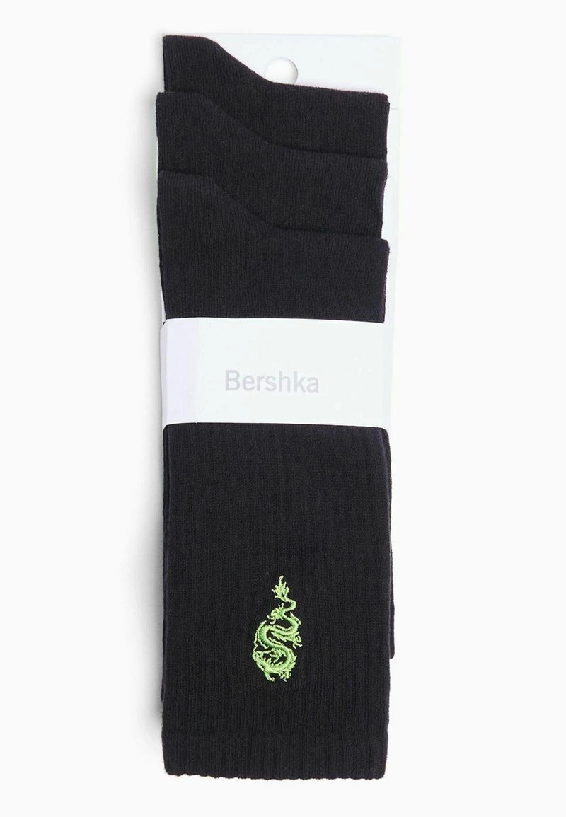 BERSHKA EMBROIDERED SET - Socken - Black 7 BERSHKA EMBROIDERED SET - Socken - Black – Bild 5