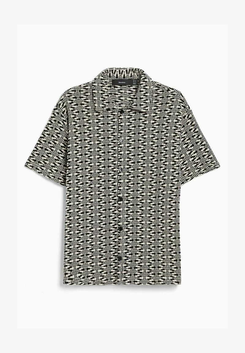 BERSHKA PRINTED SHORT SLEEVE - T-Shirt Print - Black 7 BERSHKA PRINTED SHORT SLEEVE - T-Shirt Print - Black – Bild 5