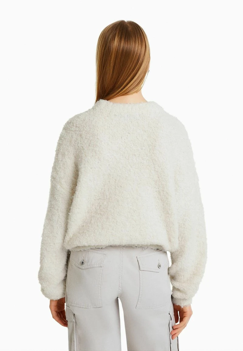BERSHKA ROUND NECK - 07472376 - Strickpullover - Beige 5 BERSHKA ROUND NECK - 07472376 - Strickpullover - Beige – Bild 3