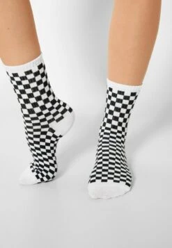 BERSHKA PACK OF 3 - EMBROIDERED - Socken - Mauve