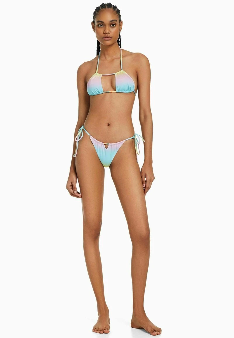 BERSHKA OMBRÉ-EFFECT WITH BEAD DETAIL - Bikini-Hose - Yellow 4 BERSHKA OMBRÉ-EFFECT WITH BEAD DETAIL - Bikini-Hose - Yellow – Bild 2